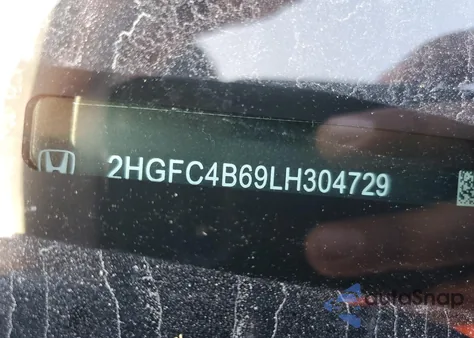 2020 Honda Civic Lx z USA, uszkodzony, nr VIN 2HGFC4B69LH304729